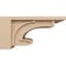 Ekena Millwork 12"W x 24"D x 12"H Wide Alma Rough Cedar Woodgrain TimberThane Corbel, Primed Tan CORUR12X24X12ALMRCPR - alternate 5